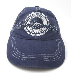 Women Belgium Antwerp Since 1008 Embroidered Adjustable Hat (C)